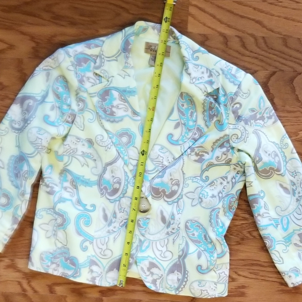 Peck and Peck Weekend  paisley jacket - Picture 7 of 7